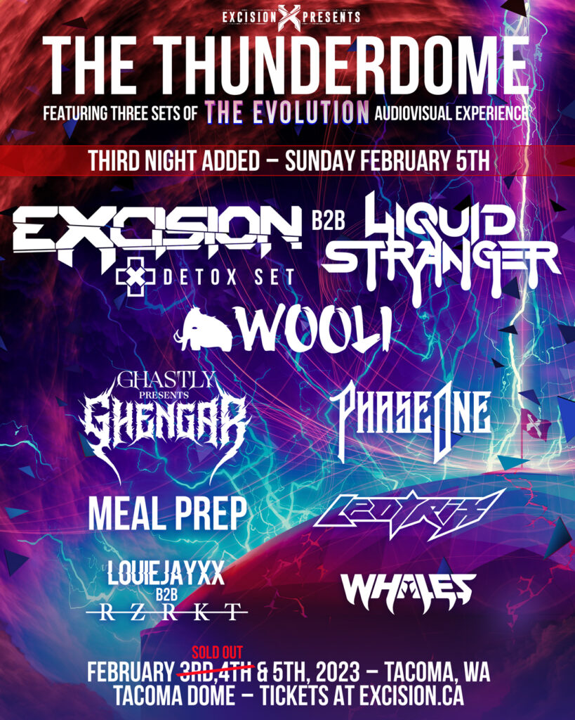 Excision announces a third night for Thunderdome AllTime EDM
