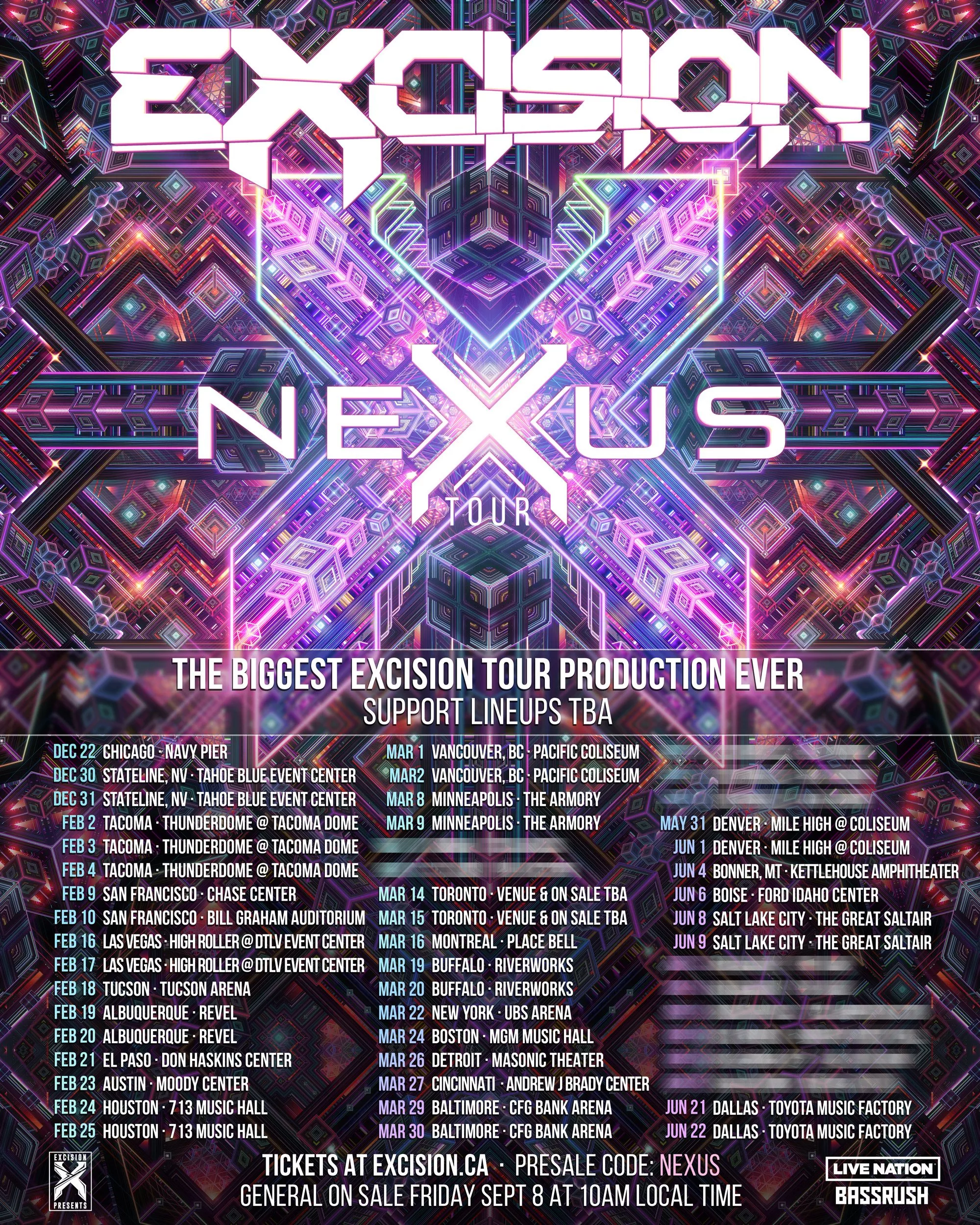 nexus tour poster