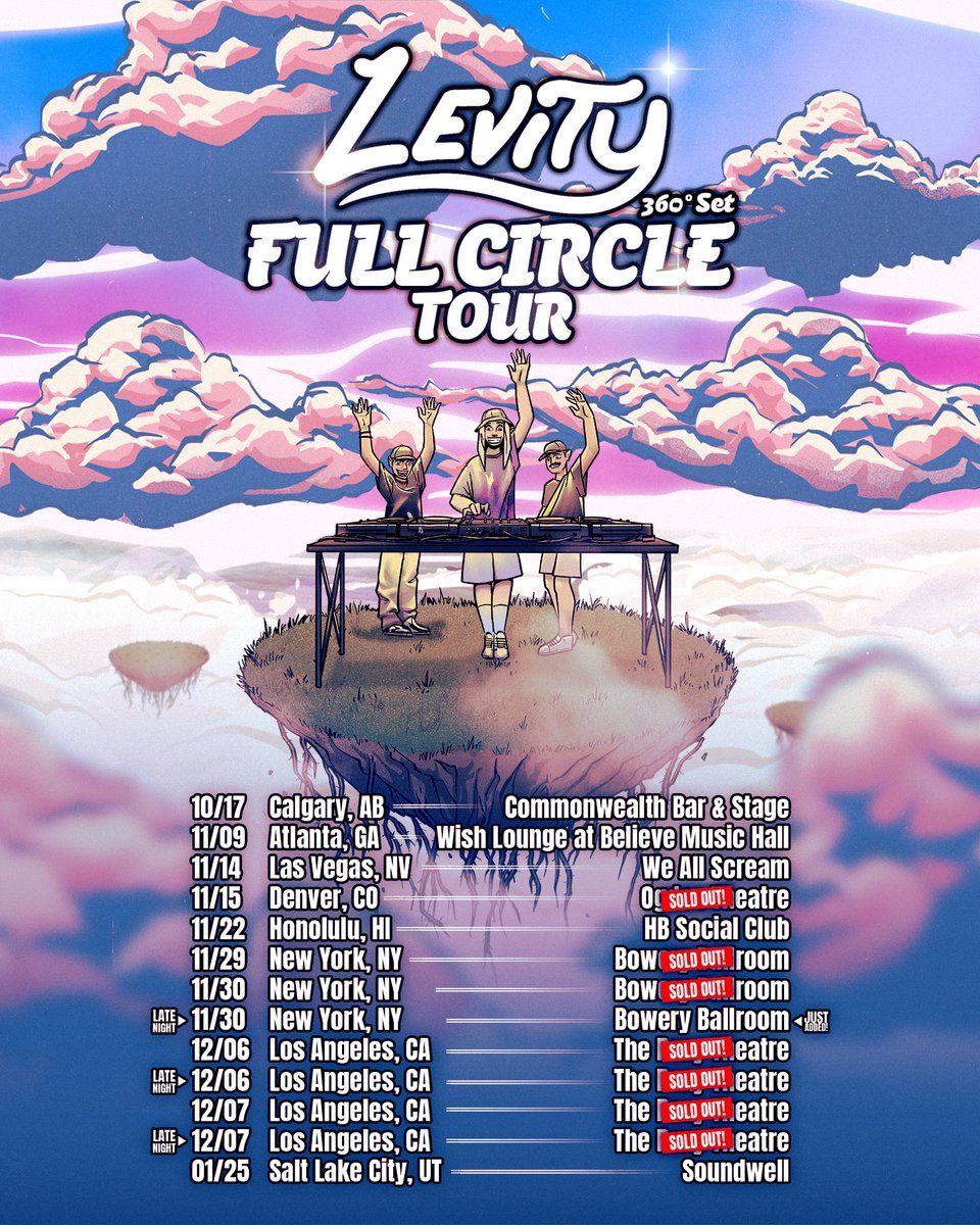 levity full circle tour poster